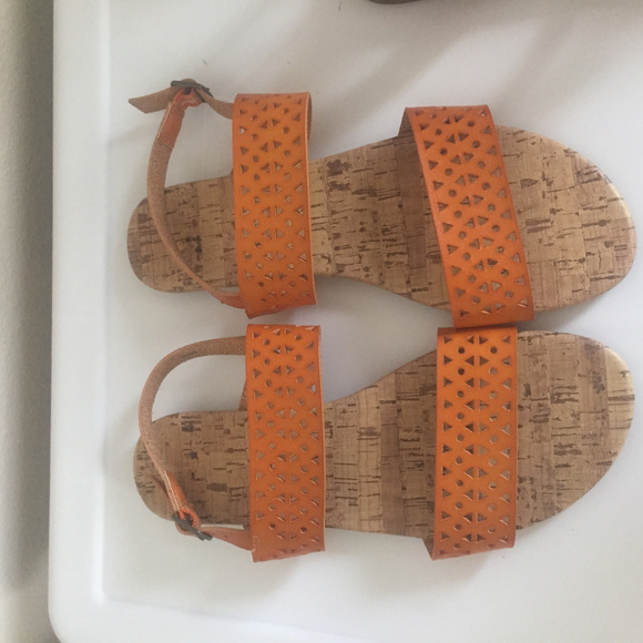 GAP Shoes - GAP Orange Sandals